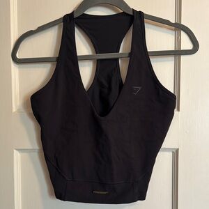 Gymshark Whitney Simmons Black Women's Workout Top